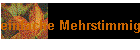 einfache Mehrstimmigkeit